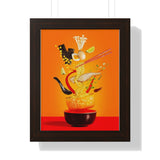 Japense Food Art Framed Poster