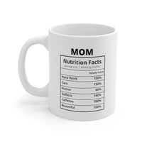 Fun Mom Nutrition White Mug [PERFECT GIFT FOR MUMS]