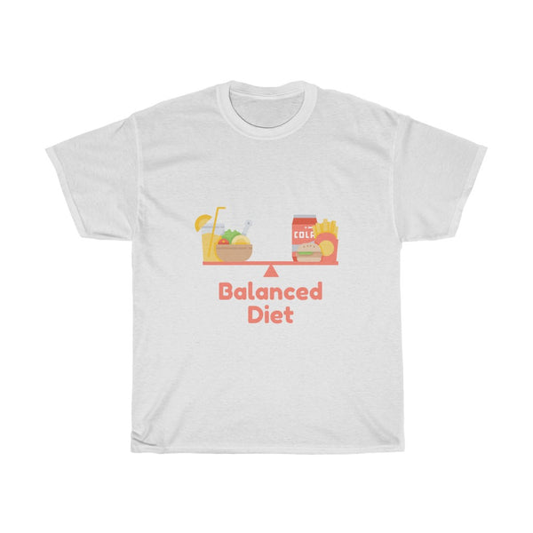 Funny Balanced Diet T-Shirt [GIVE A NEW SPIN ON DIETING]
