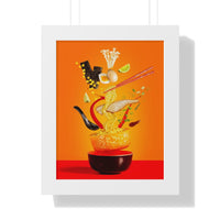 Japense Food Art Framed Poster